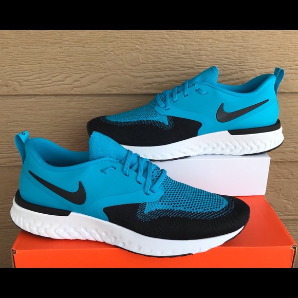 Nike Odyssey React 2 FK Running Shoe Blue Lagoon - Picture 3 of 10
